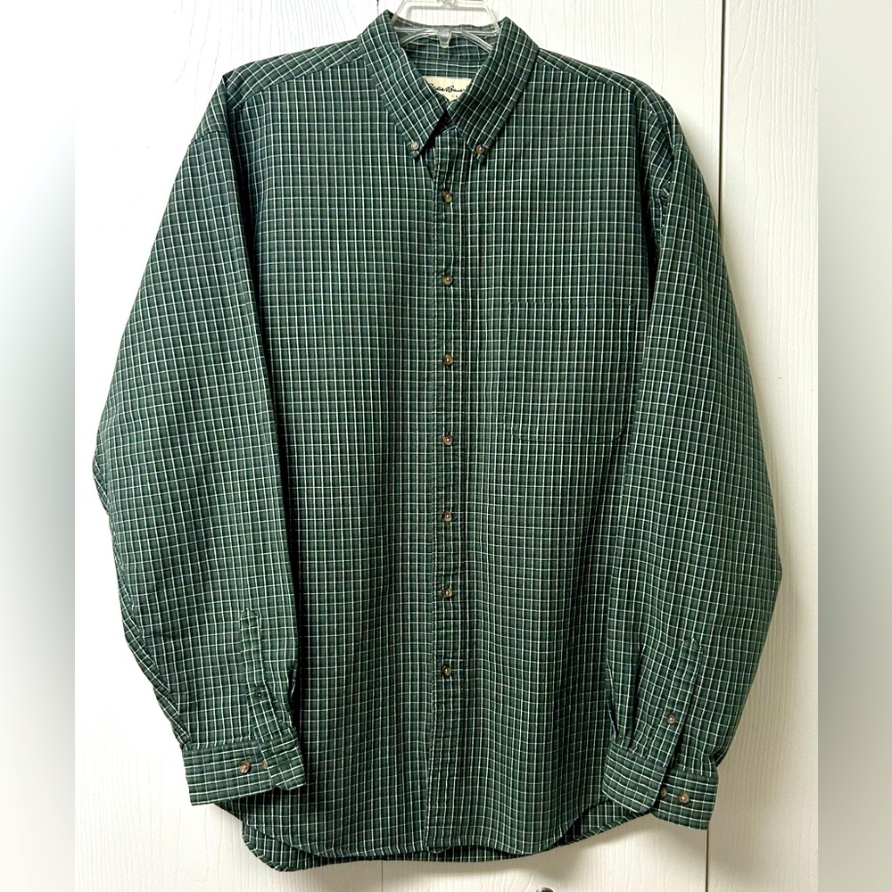 Eddie Bauer Forest Plaid Men's Shirt